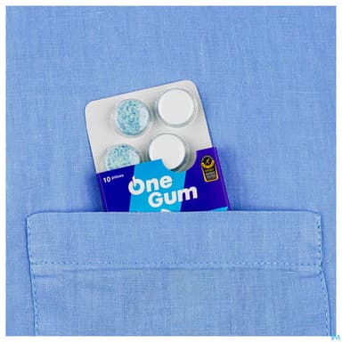 Onegum Energy Gum Chewing Gum Energisant Menthe 10