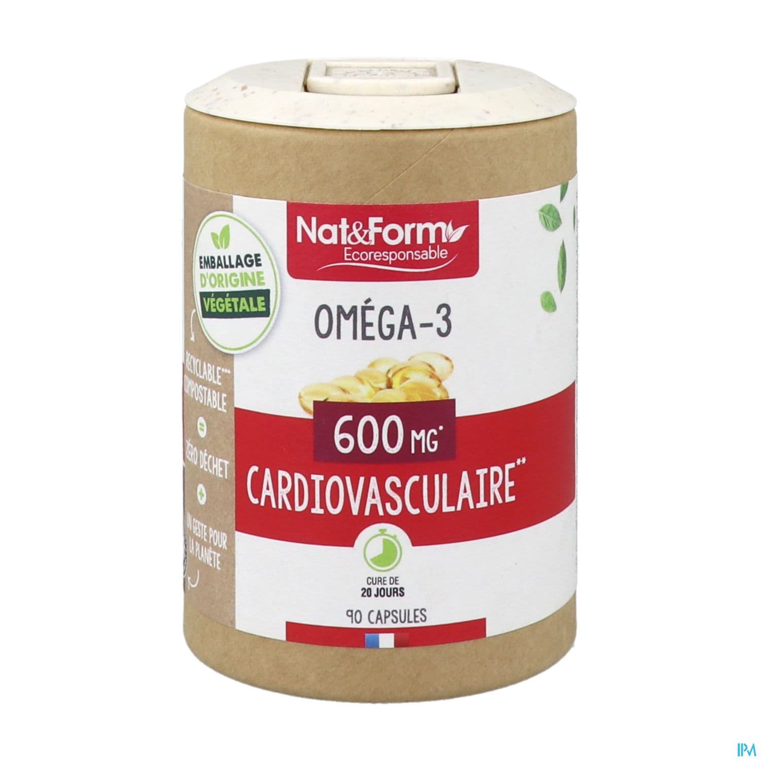 Nat Et Form Ecoresponsable Huile D'omega 3 Gelule 90