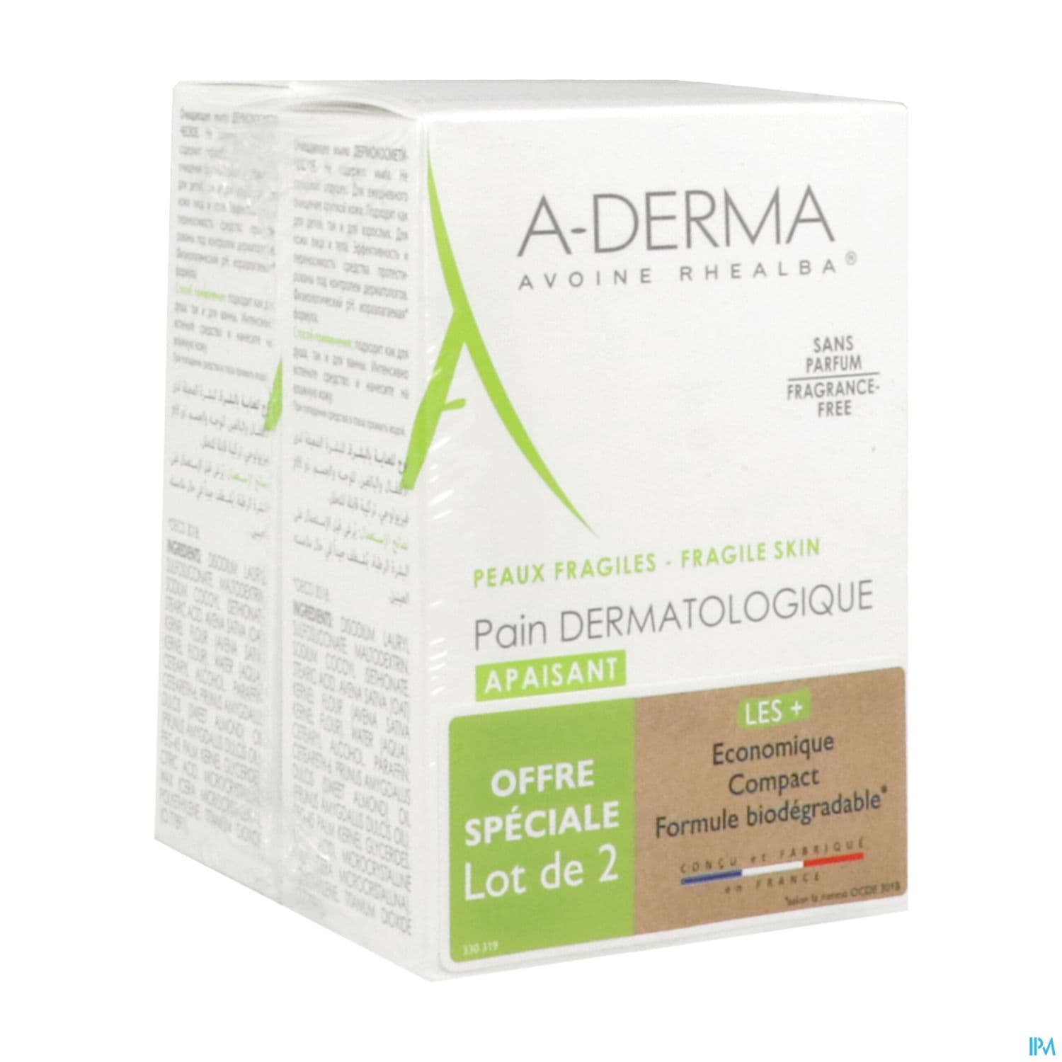 A-DERMA PAIN DERM LAIT AVOIN100GX2