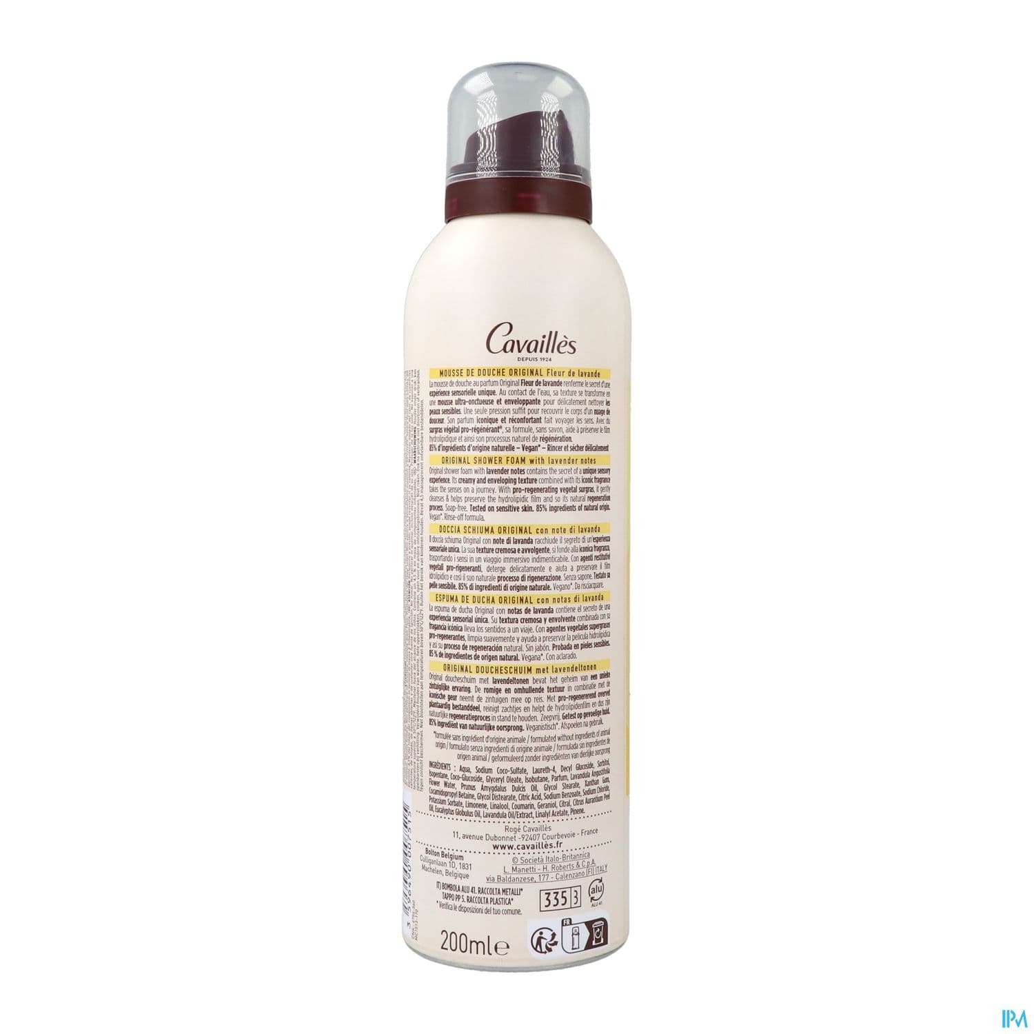CAVAILLES MOUSSE DCH LAVANDE 200ML