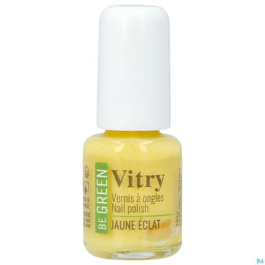 Vitry Be Green Vernis Ongles Jaune Eclat 6ml