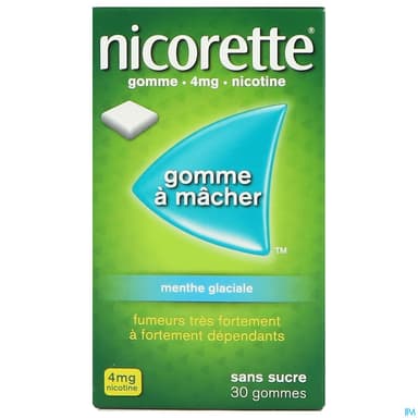 NICORETTE 4MG GOMME MENT GLA SS 30