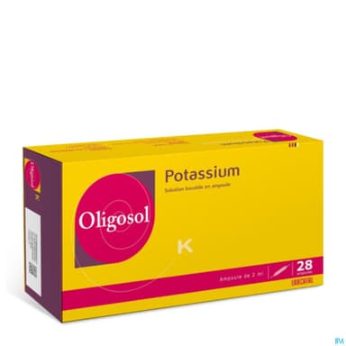 Oligosol Potassium Solution Buvable Ampoule 2ml 28