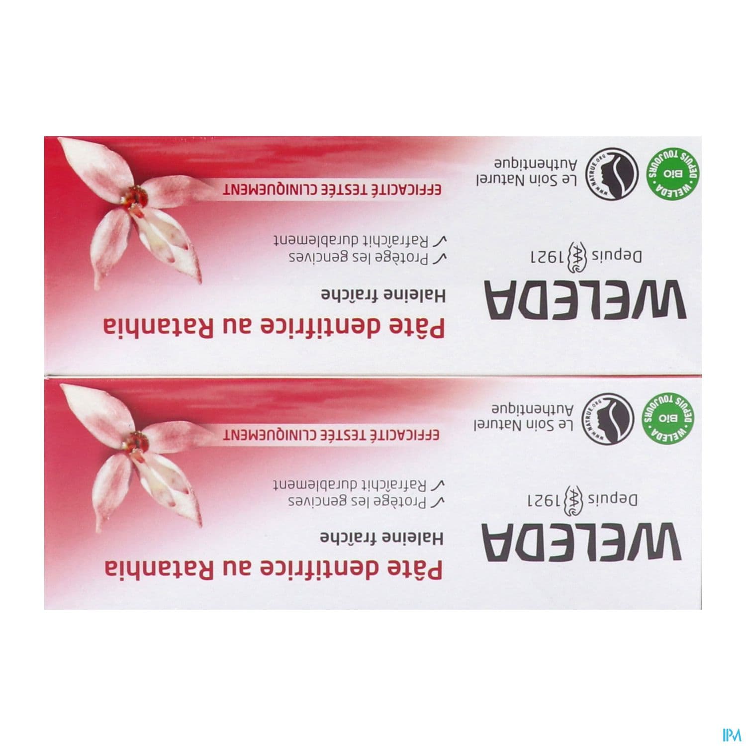 WELEDA PATE DENT RATANHIA 75ML X2