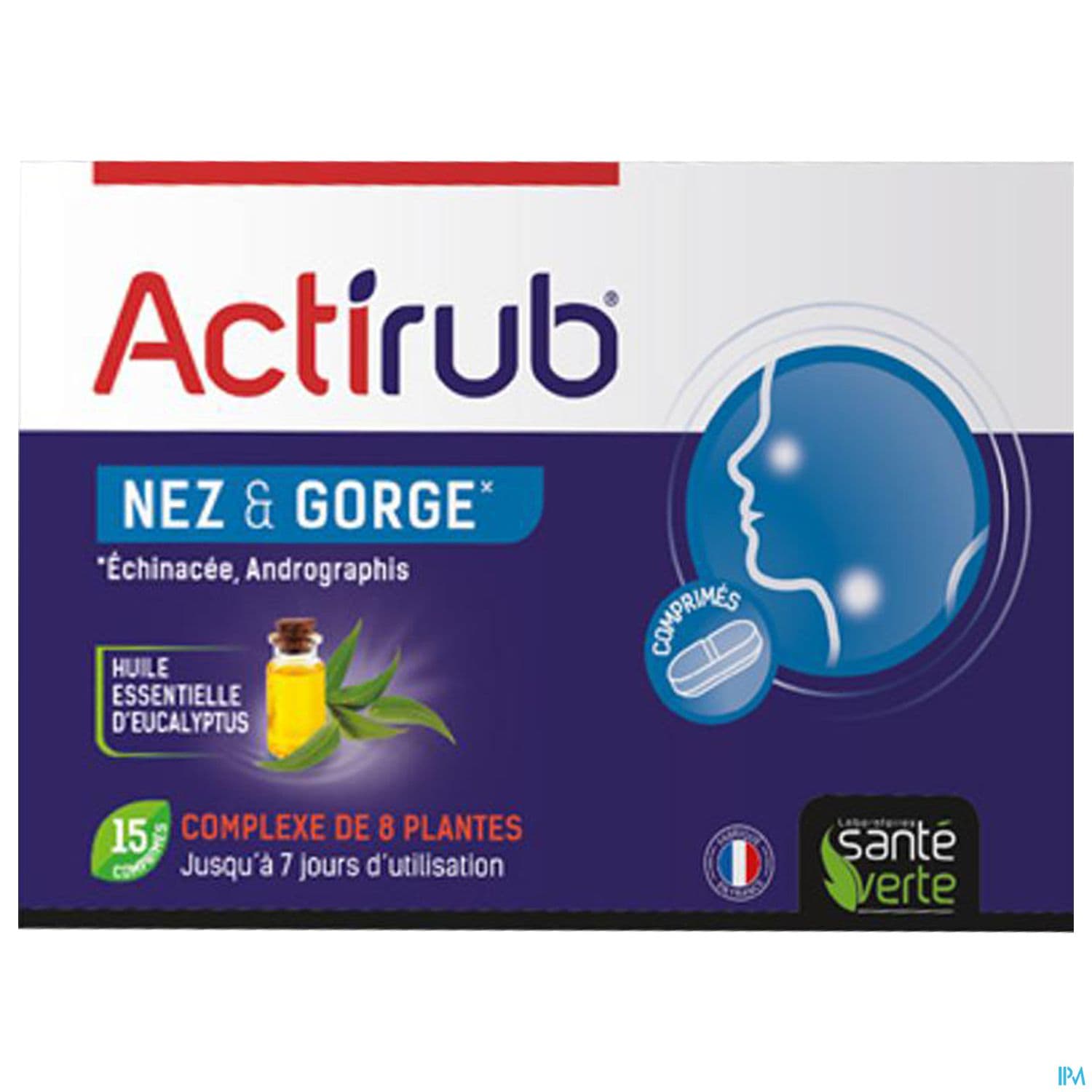 ACTIRUB SANTE VERTE PASTILLE 15