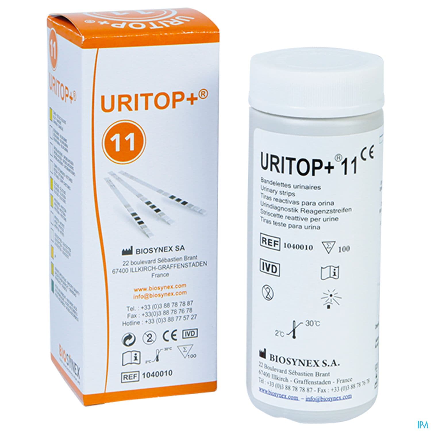 Biosynex Uritop+11 Bandelette Urinaire 100