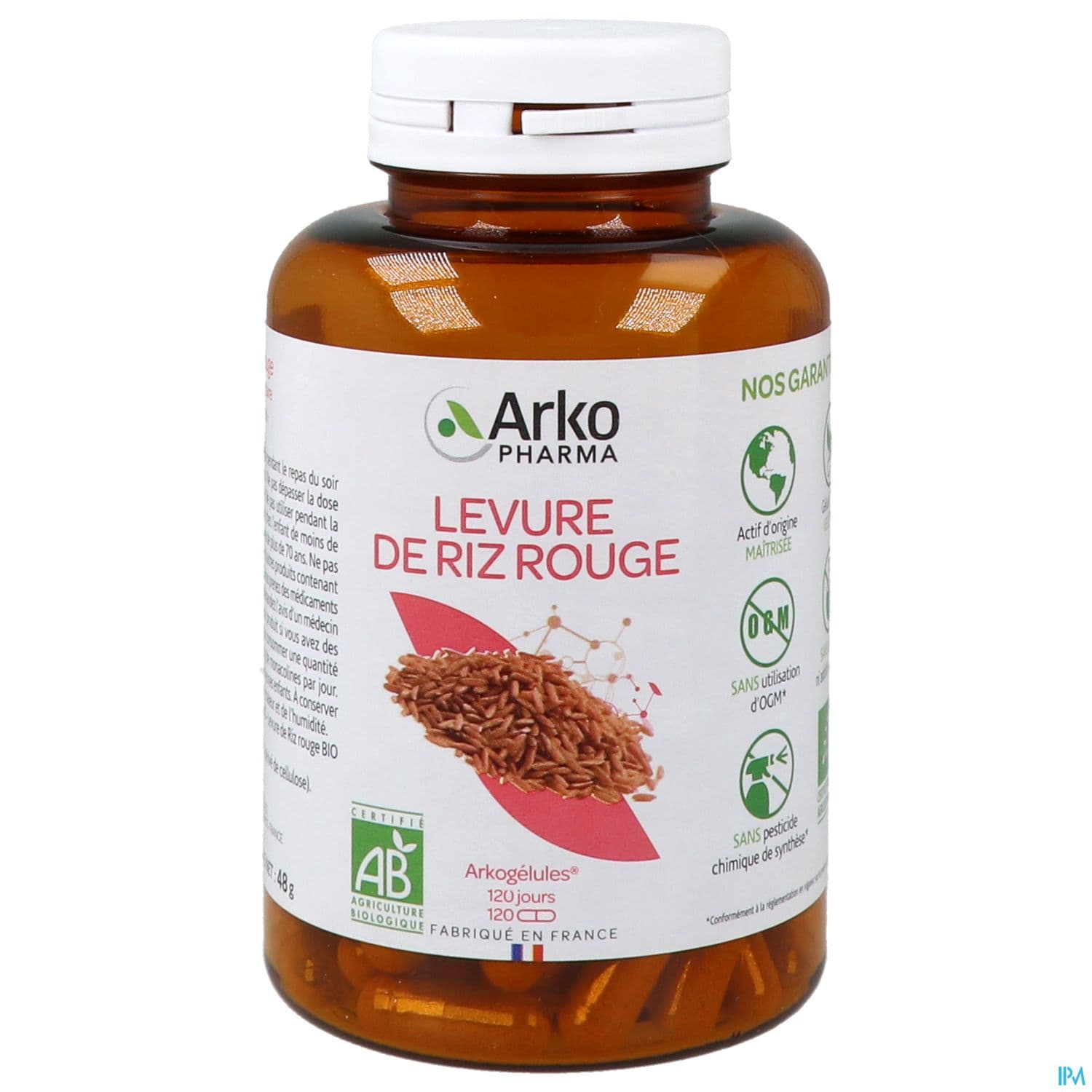 ARKOG LEVURE RIZ ROUGE BIO GELU120