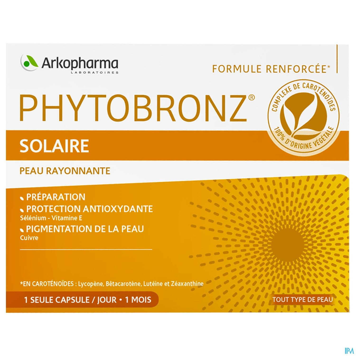 PHYTOBRONZ PREPAR SOLAIRE CAPS 30