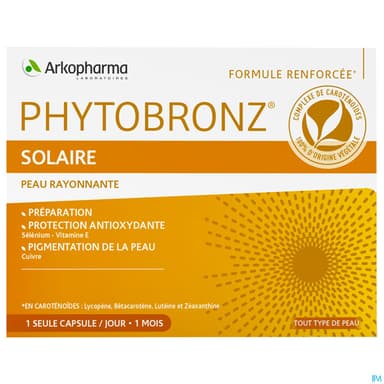 PHYTOBRONZ PREPAR SOLAIRE CAPS 30