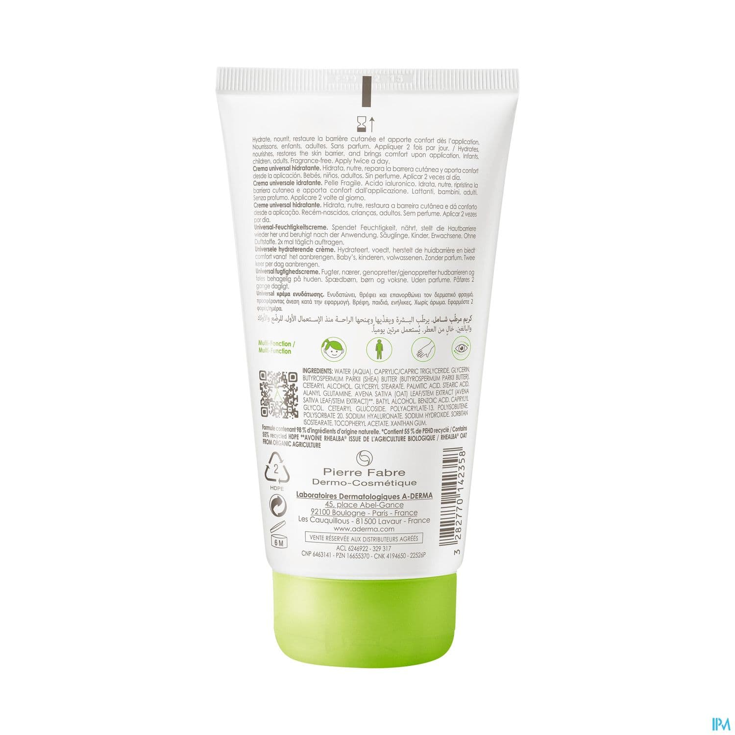 A-DERMA CR HYDR UNIVERSELLE 150ML