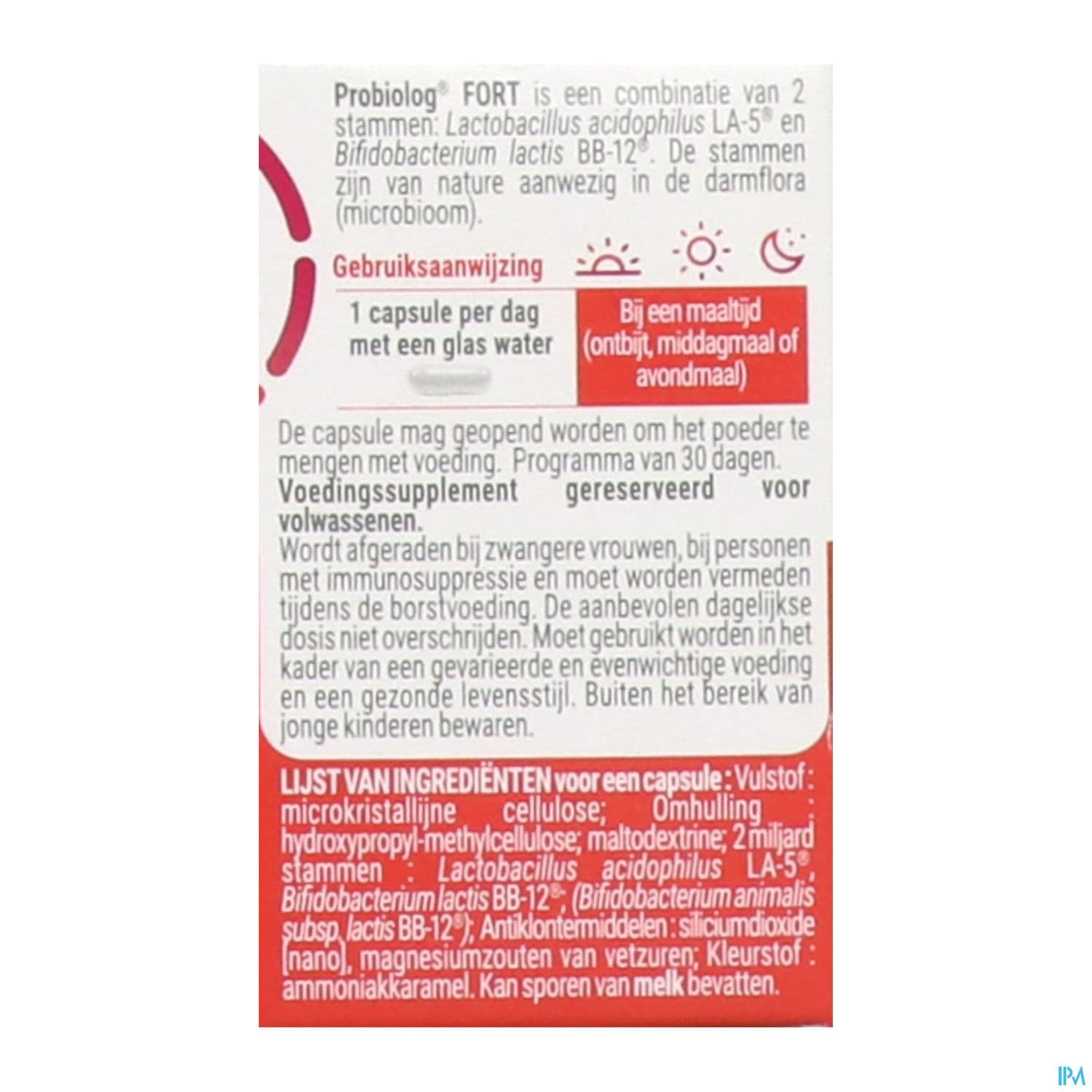 PROBIOLOG FORT GELULE 30