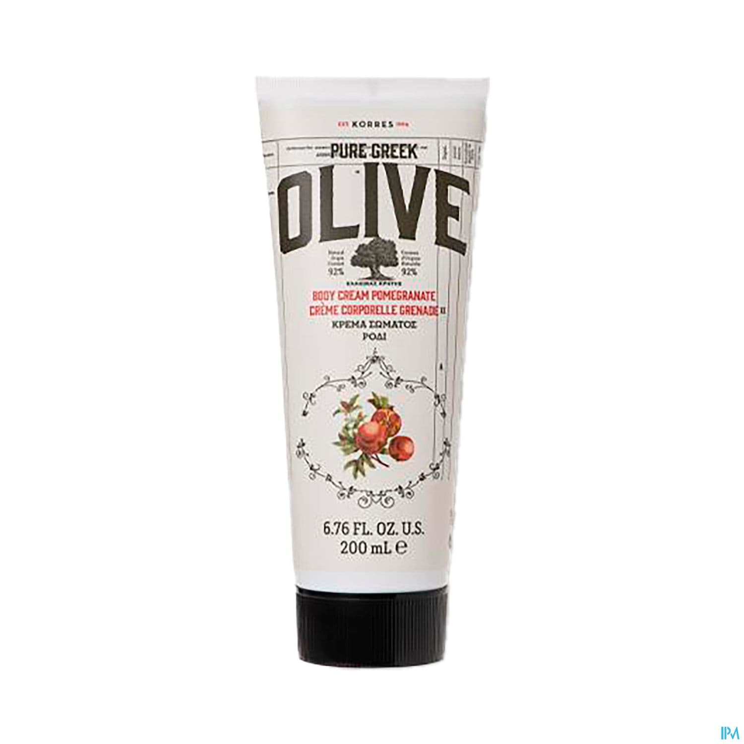 Korres Olive Lait Corps Grenade 250ml