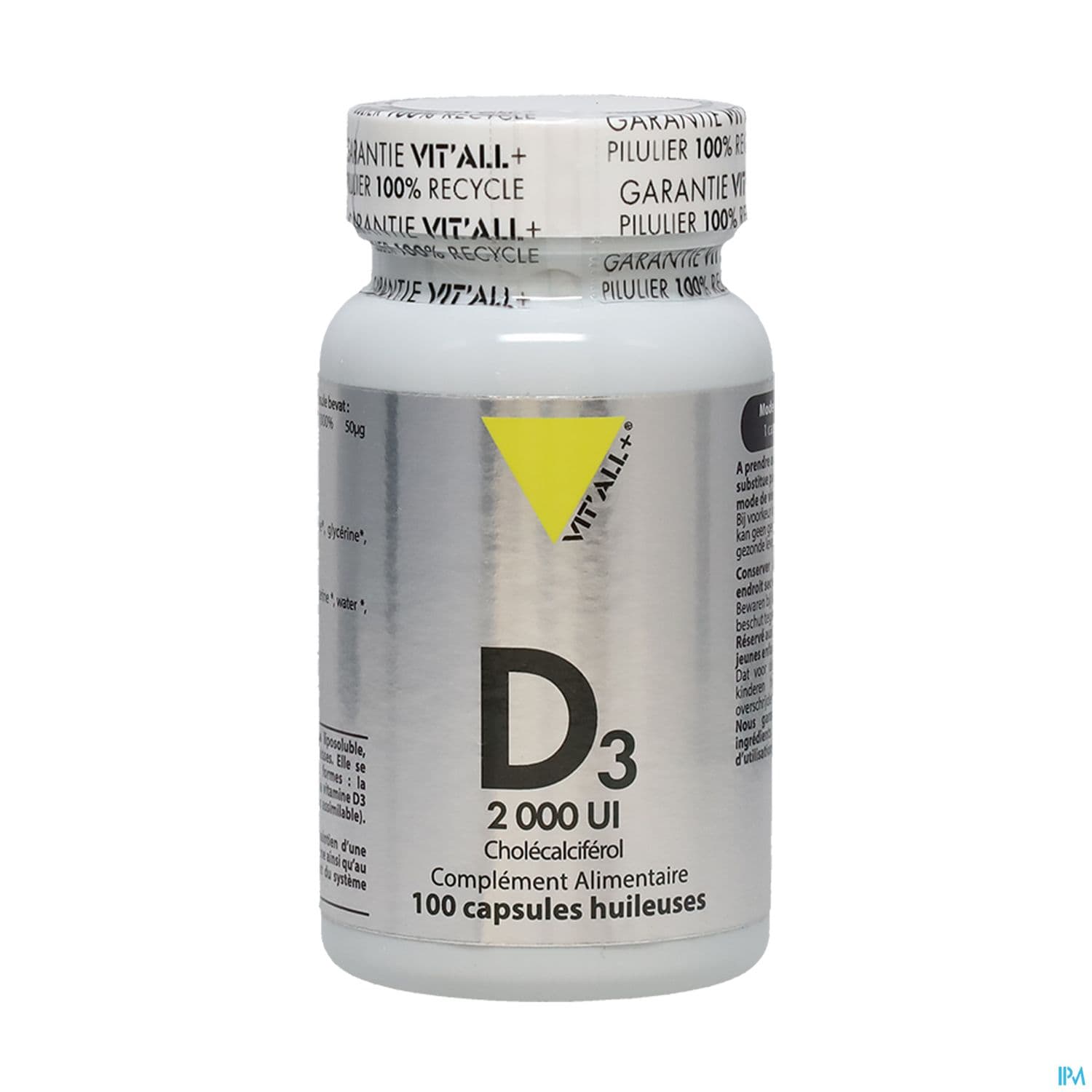 Vit All+ Vitamine D3 2000ui Capsule 100