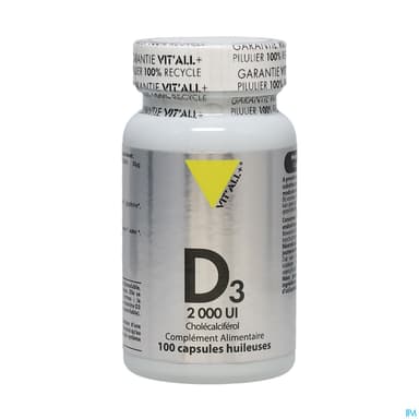 Vit All+ Vitamine D3 2000ui Capsule 100