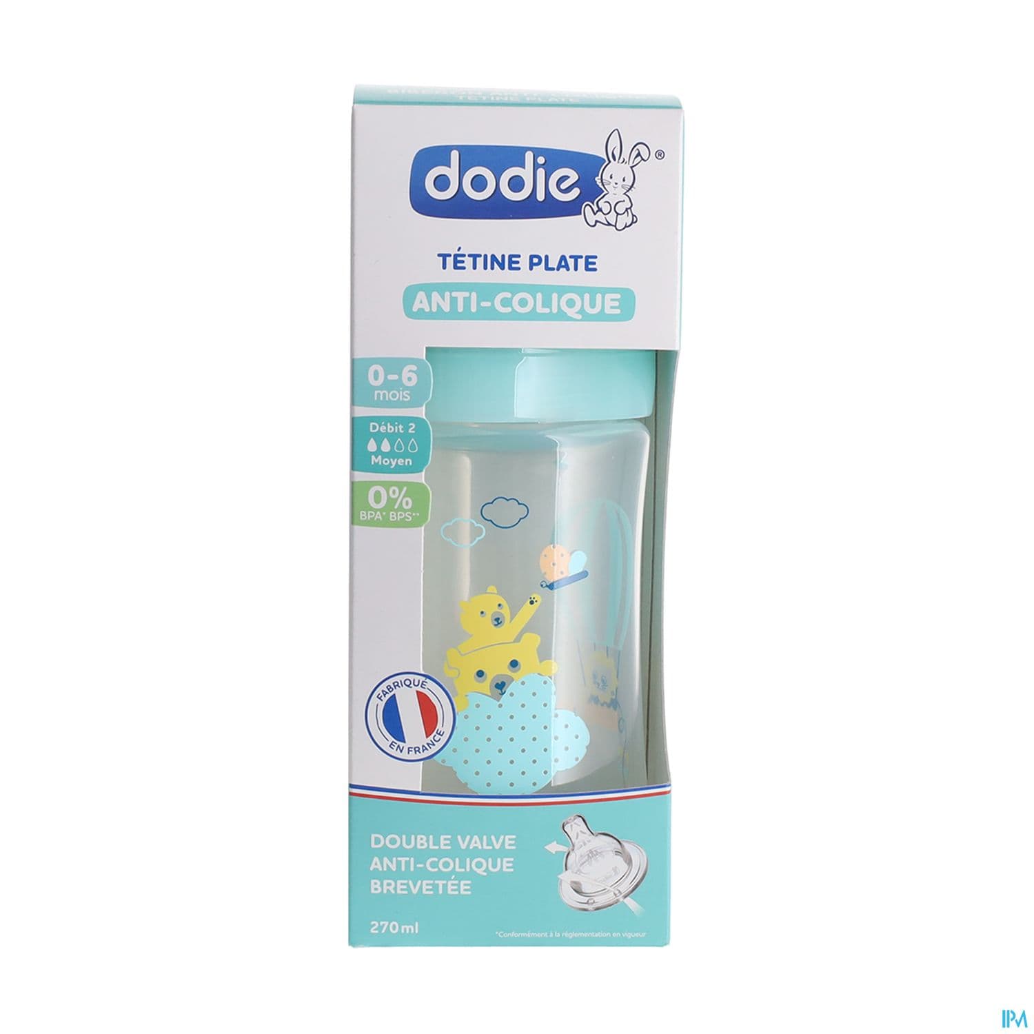 Dodie Sensation+ Biberon Anticolique Air 0/6mois 270ml