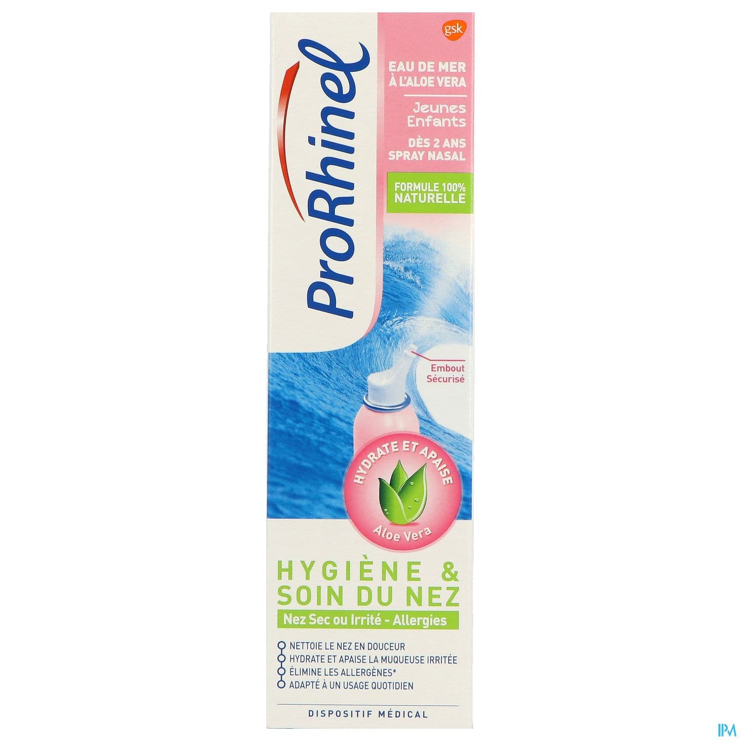 Prorhinel Eau De Mer A l'aloe Vera Jeune Enfant 100ml