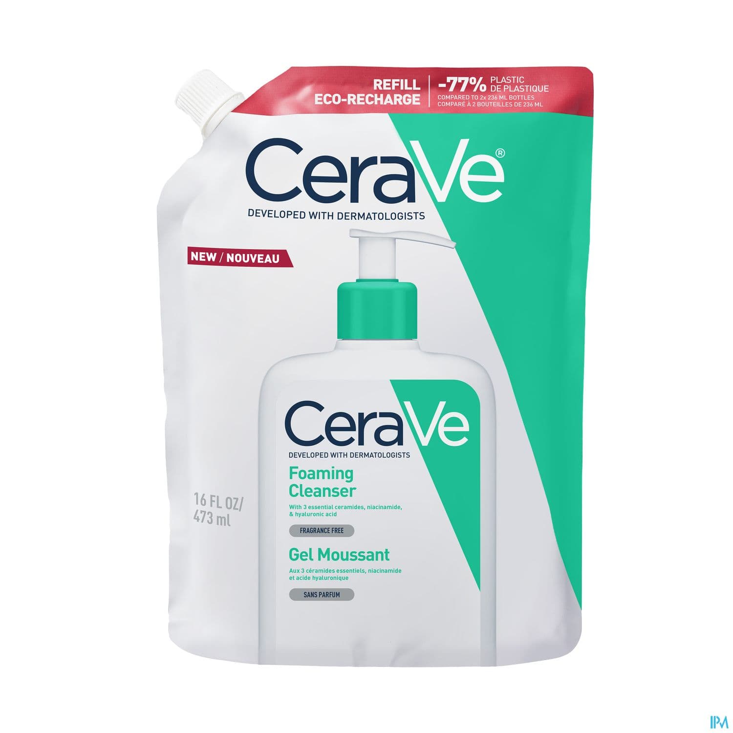 CERAVE GEL MOUSSANT RECH 473ML