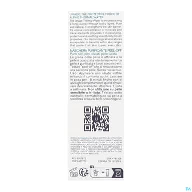 URIAGE HYSEAC MASQUE PEEL-OFF 50ML