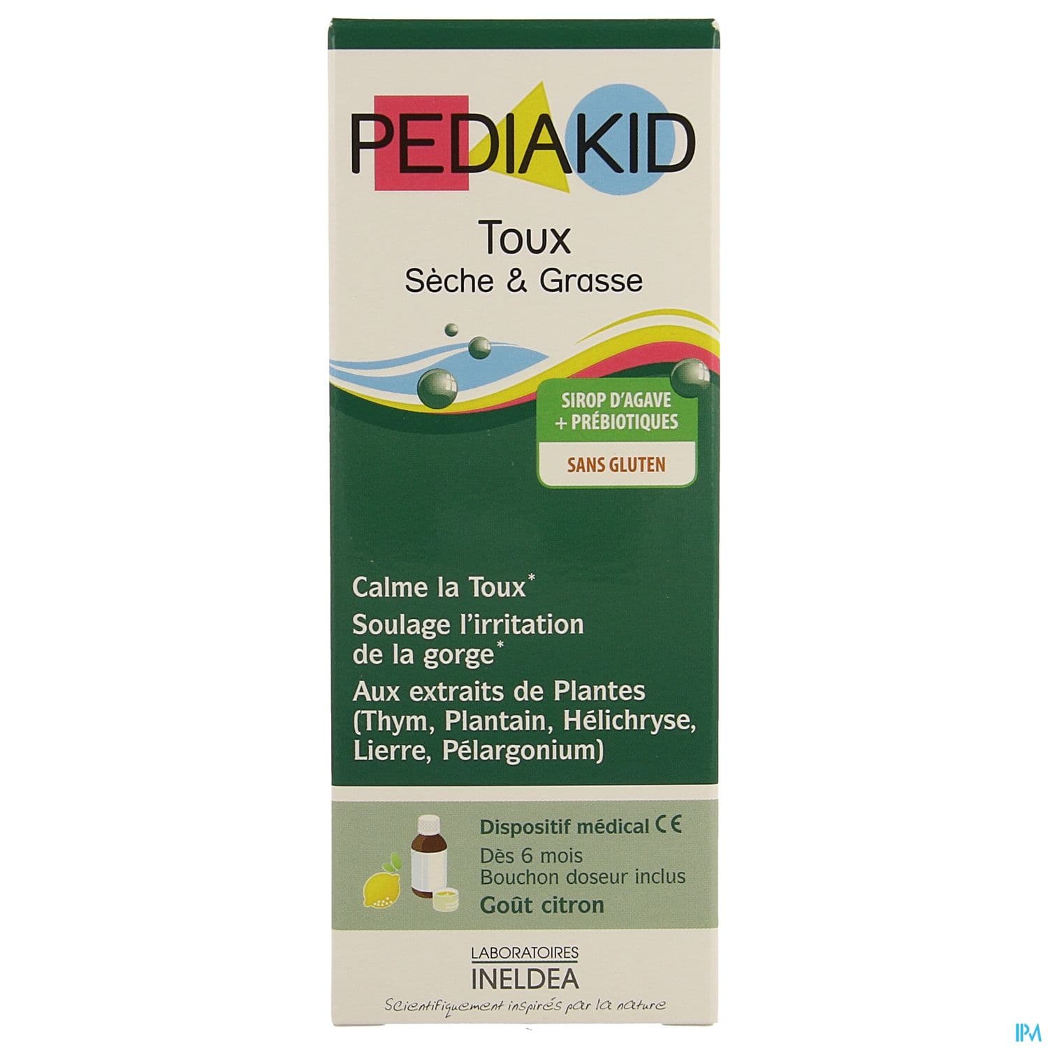 PEDIAKID TOUX SECHE/GRASS SP 125ML