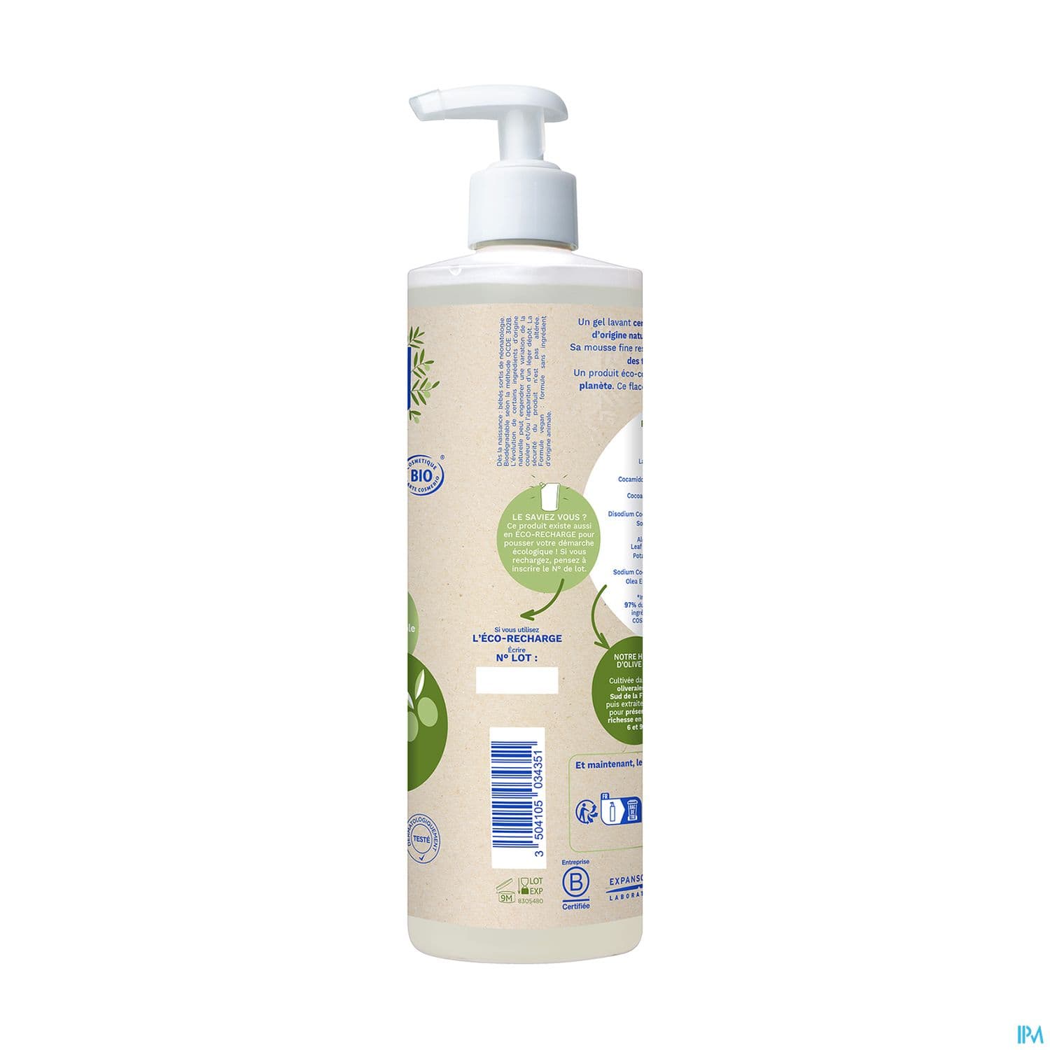 MUSTELA BIO GEL LAV CORPS/CHEV 400