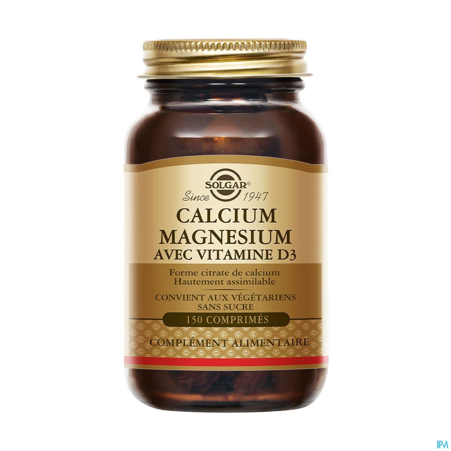 Solgar Calcium Magnesium Vitamine D Comprime 150