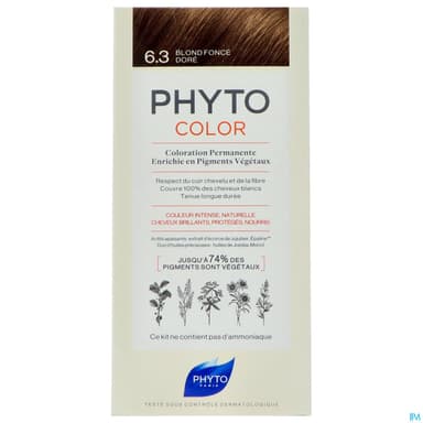 PHYTO COLOR 6,3 BLOND FONCE DORE