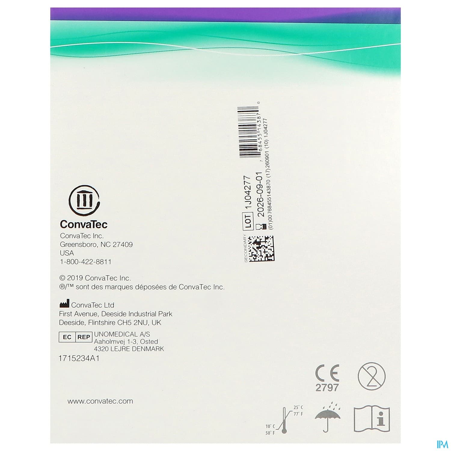DUODERM PANS EXTRA MINCE 6X11CM 10