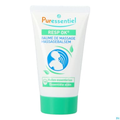 Puressentiel Baume De Massage Resp Ok Aux 19 Huile Essentielle 50ml