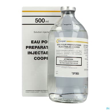 Cooper Eau Ppi Solution Injectable 500ml 1