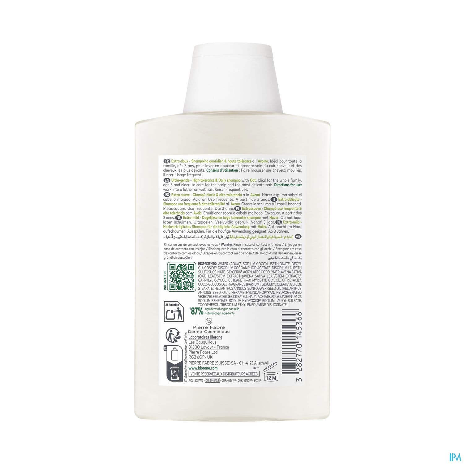 KLORANE SH AVOINE 200ML