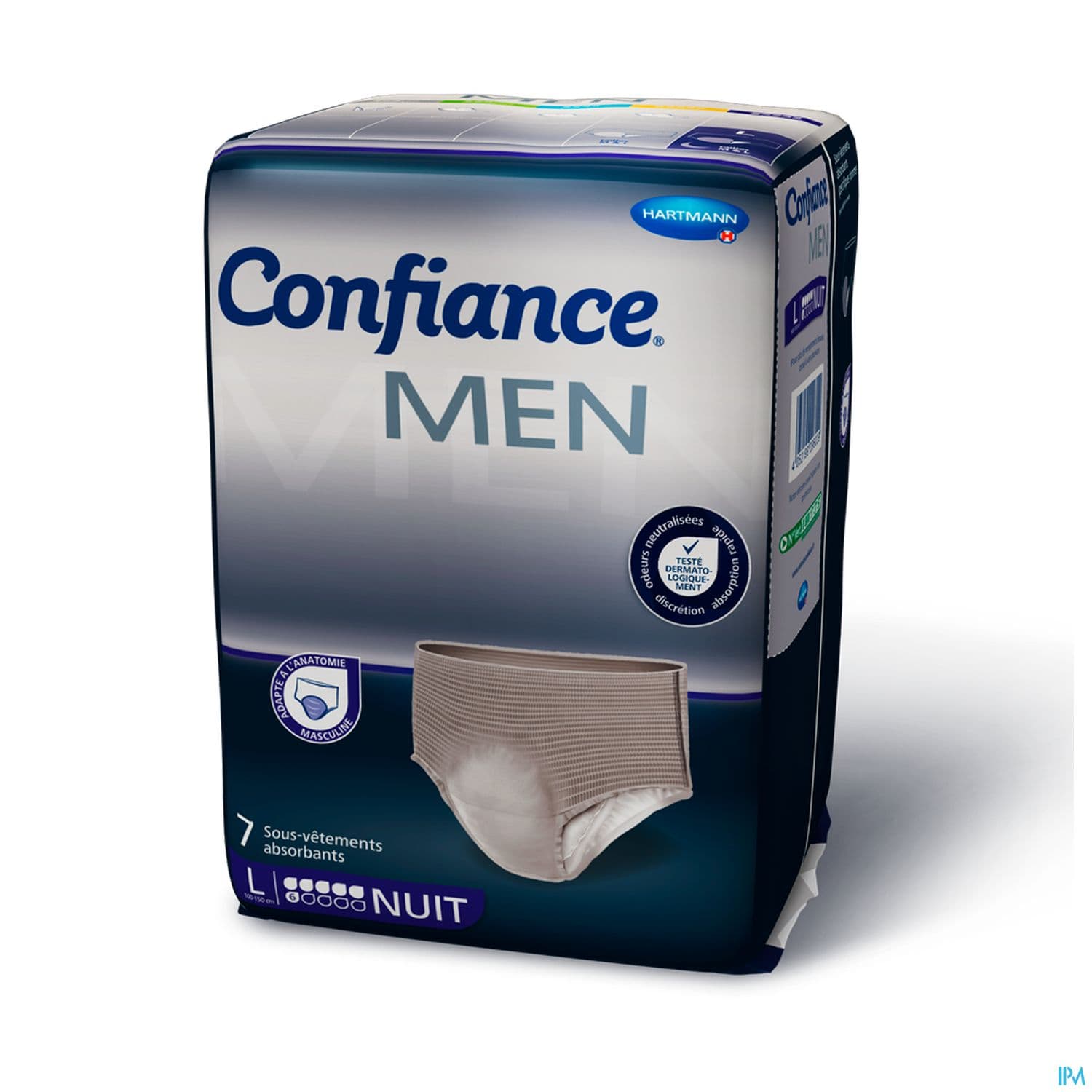 CONFIANCE MEN S/VET ABSORB 6G L 7