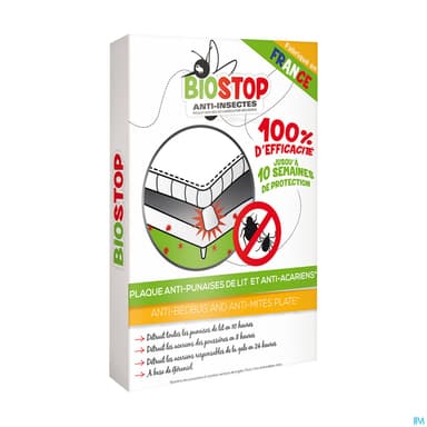 BIOSTOP PLAQUE A/PUNAISES LIT 2