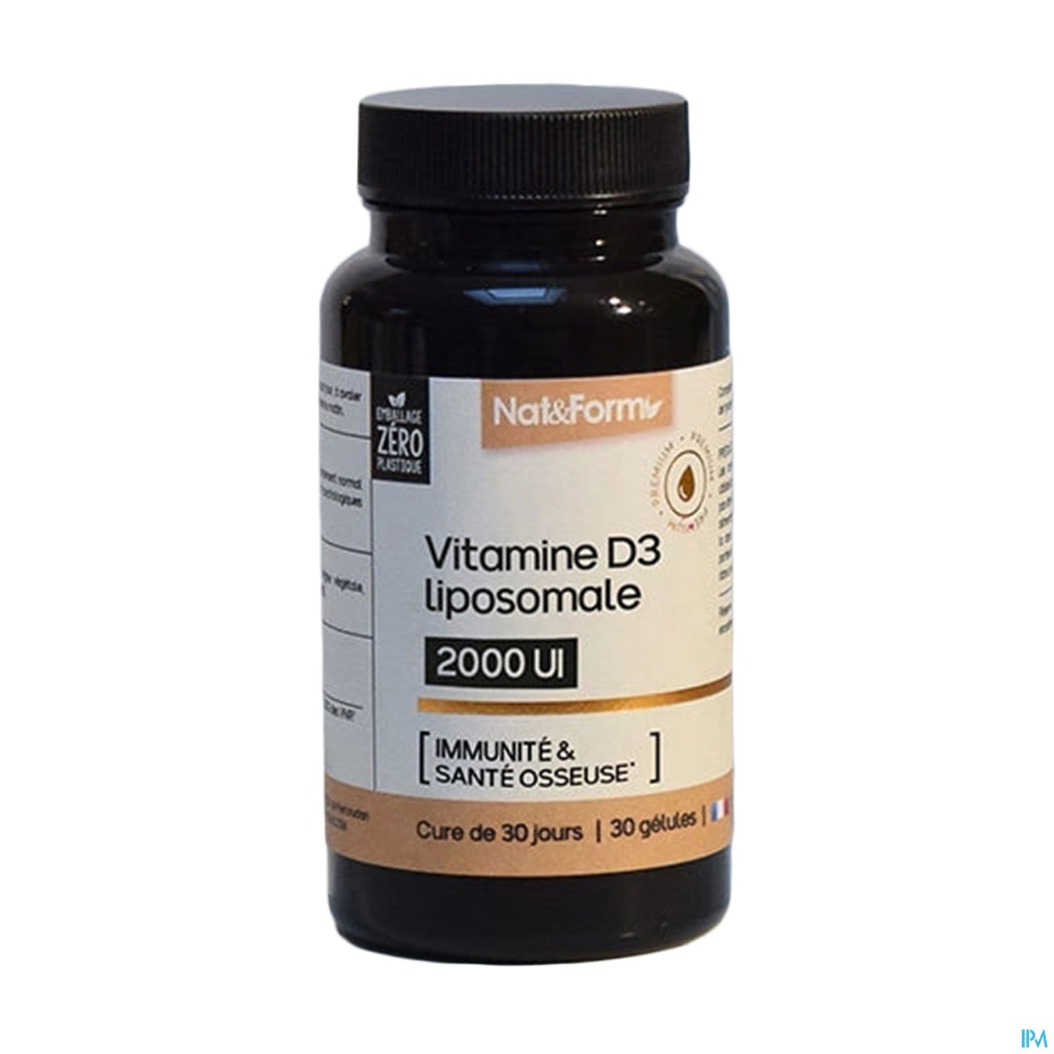 NAT&FORM VIT D3 LIPOSOMAL GELU 30