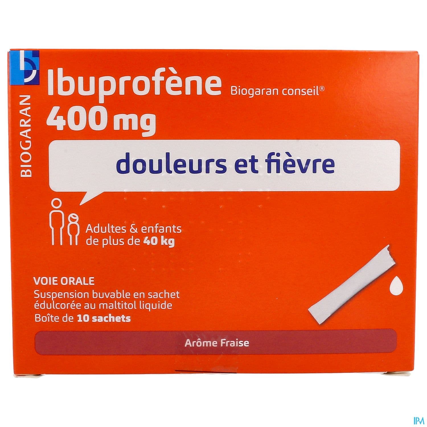 IBUPROFENE 400MG BIOG CONS SACH 10