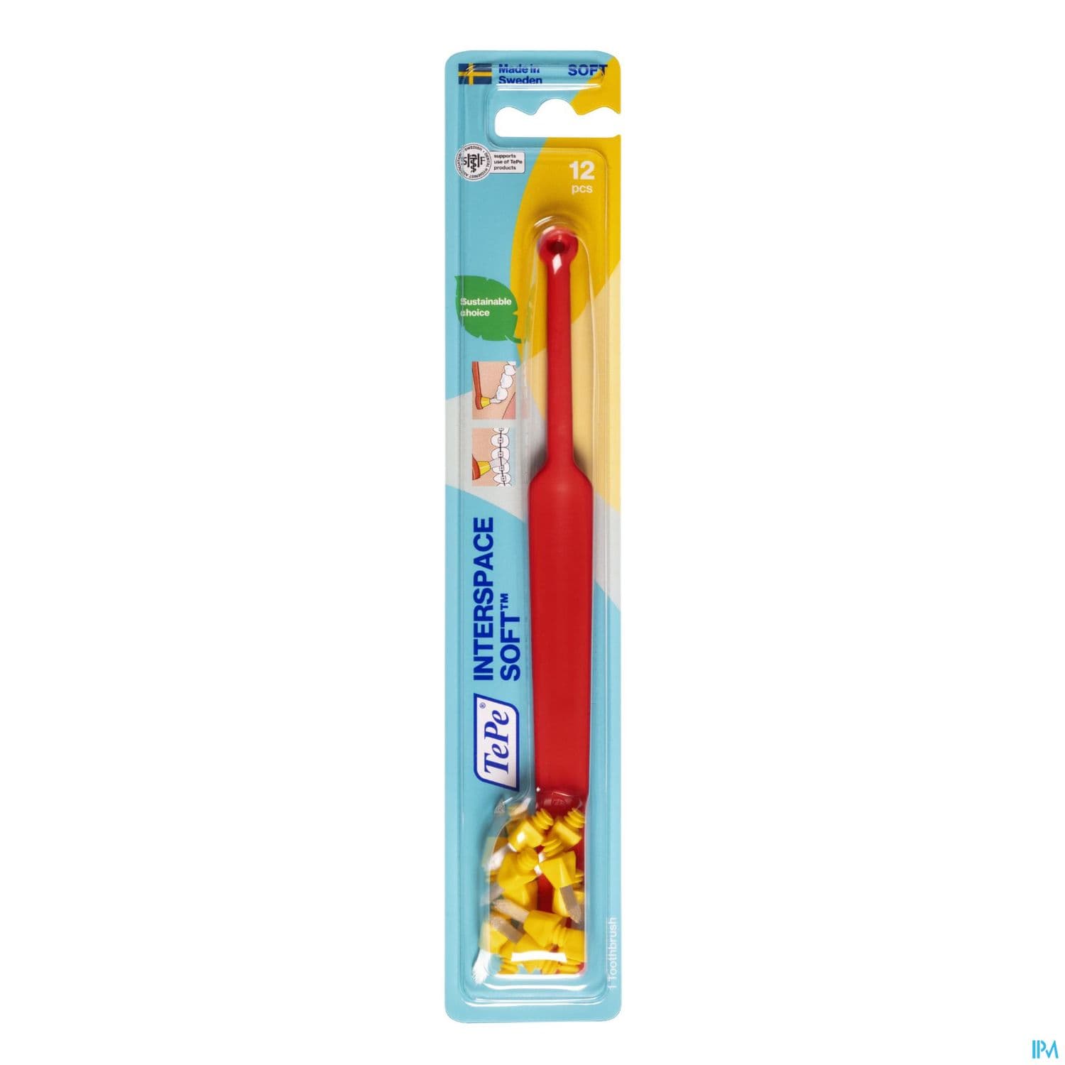 Tepe Brosse A Dents Interspace Souple Manche + 12 Tetes