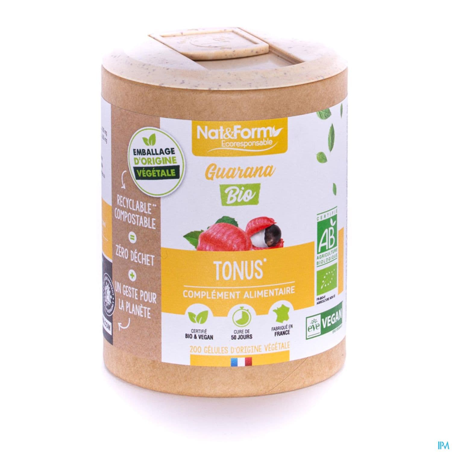 Nat Et Form Ecoresponsable Guarana Bio Gelule Vegetale 90