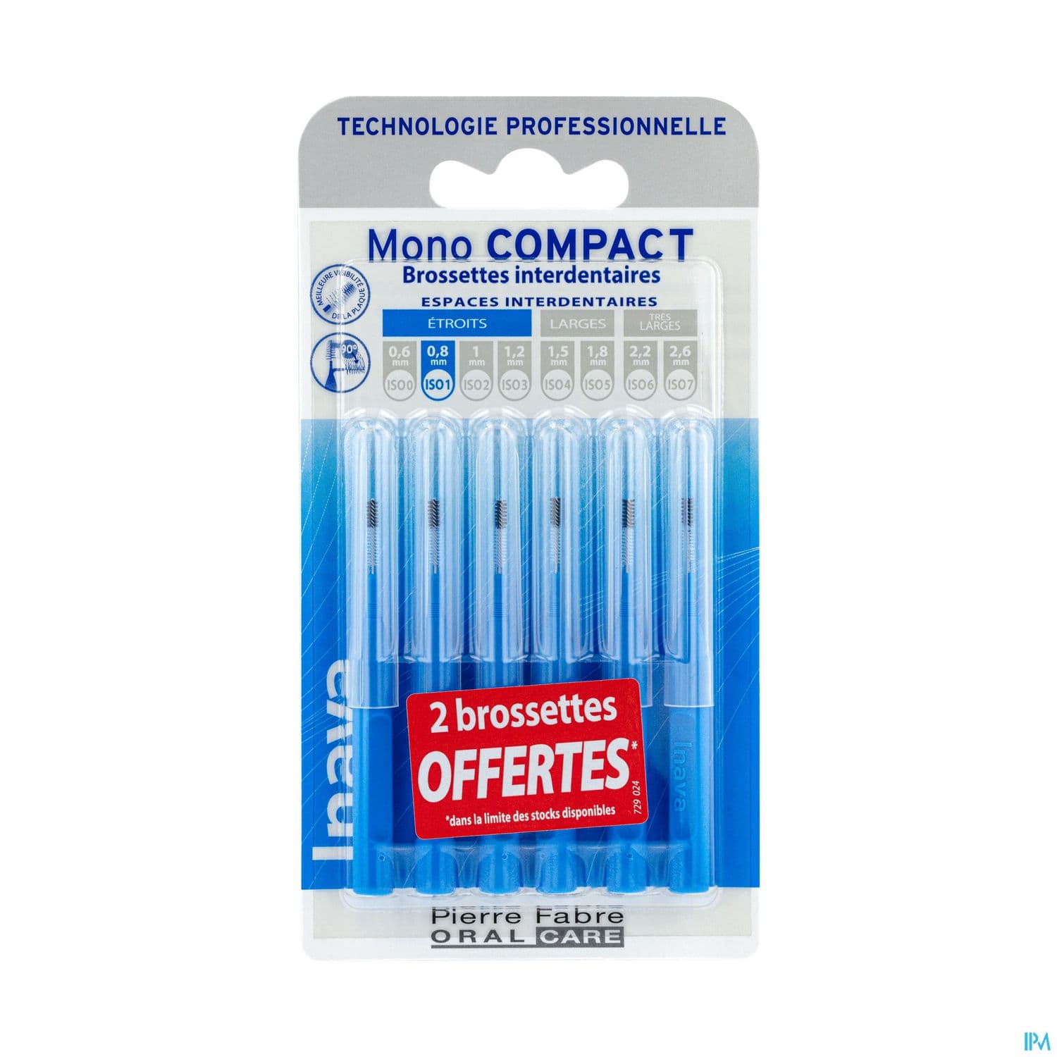 INAVA BROSSETT MONO COMP BLEU 4+2