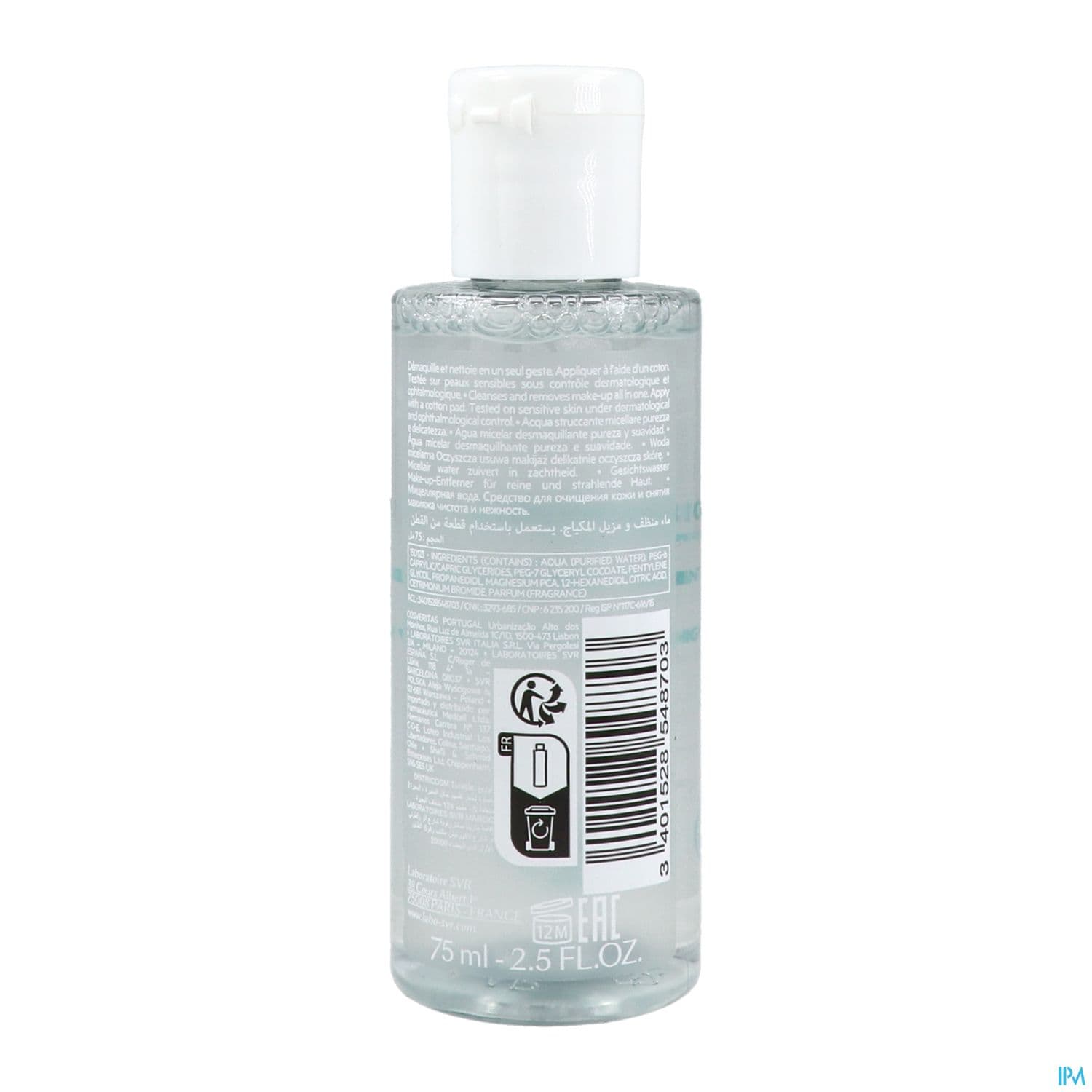SVR PHYSIOPURE EAU MICEL 75ML