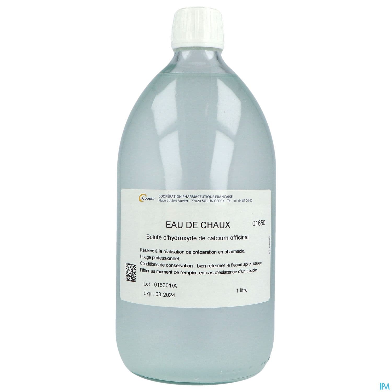 CHAUX EAU COOPER 1 LITRE