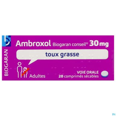 AMBROXOL 30MG BIOG CONS CPR SEC 20