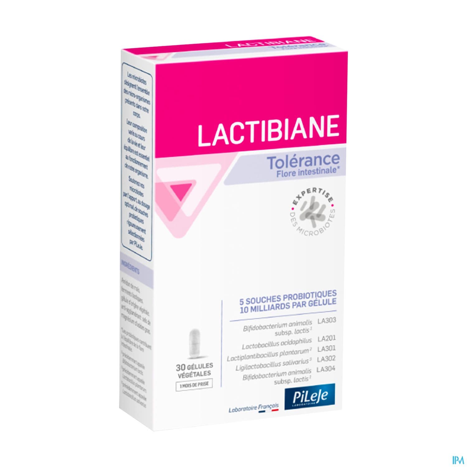 Pileje Lactibiane Tolerance Gelule 30
