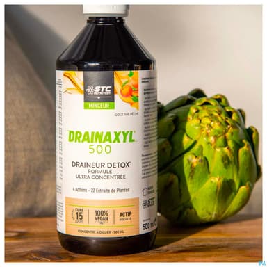 Stc Nutrition Drainaxyl 500 Solution Buvable The Peche 500ml