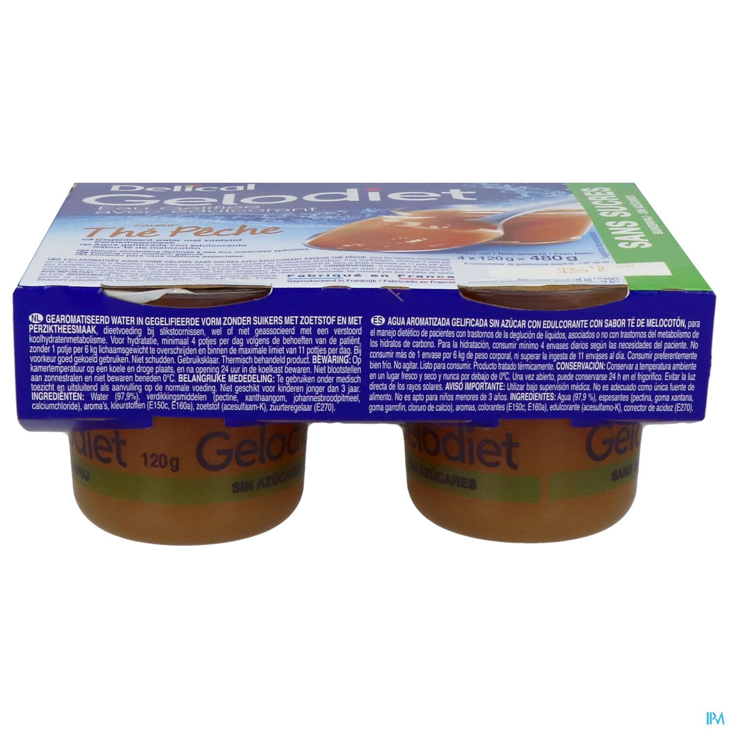 DELICAL GELODIET EAU S/S THE/PECHE