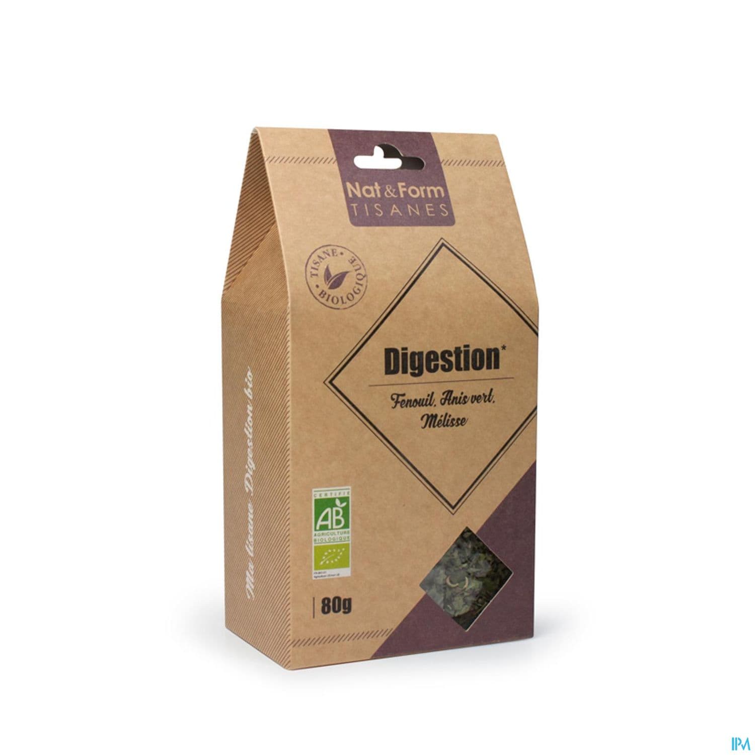 NAT&FORM TIS DIGESTION BIO 80G