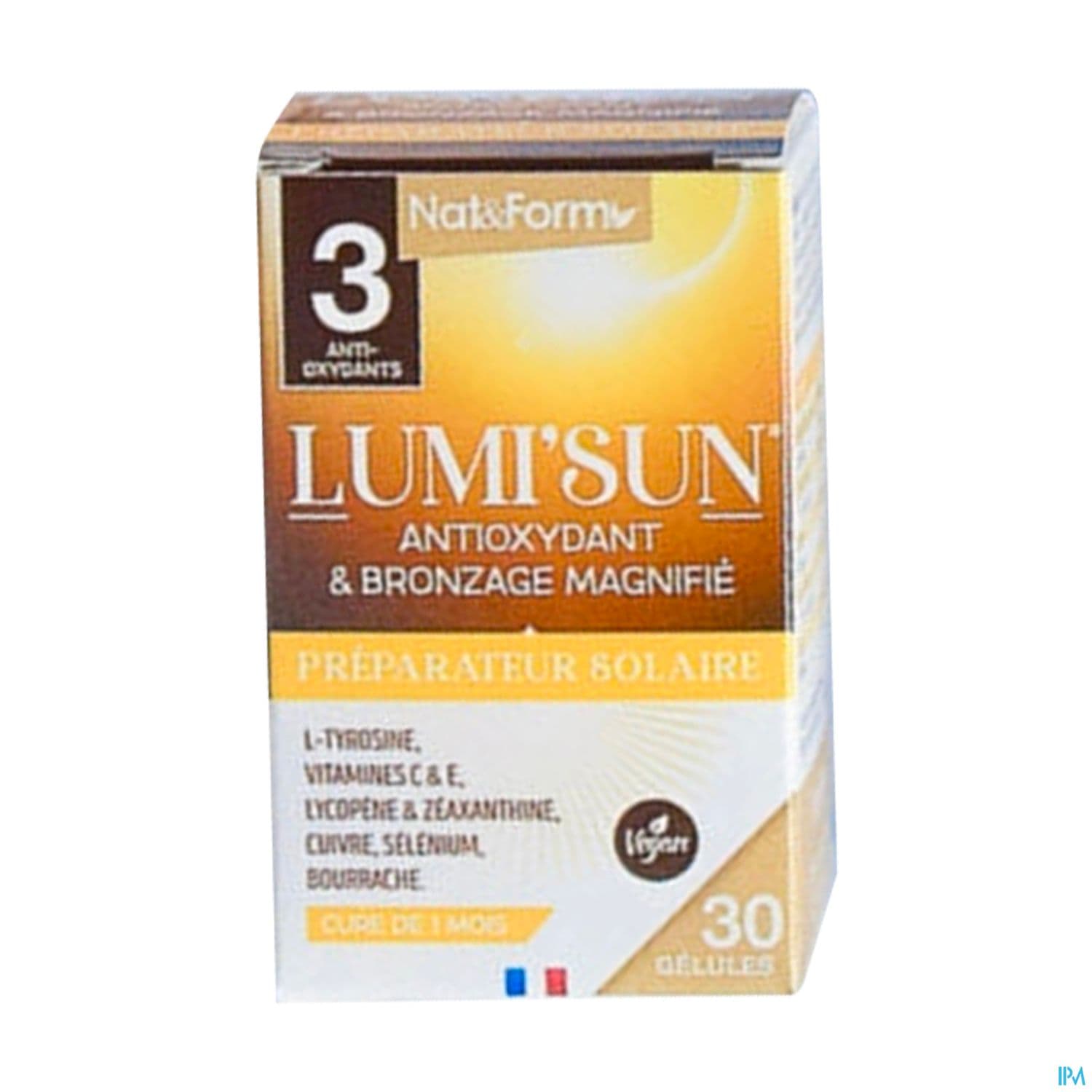 NAT&FORM LUMI'SUN PREP SOL GELU 30
