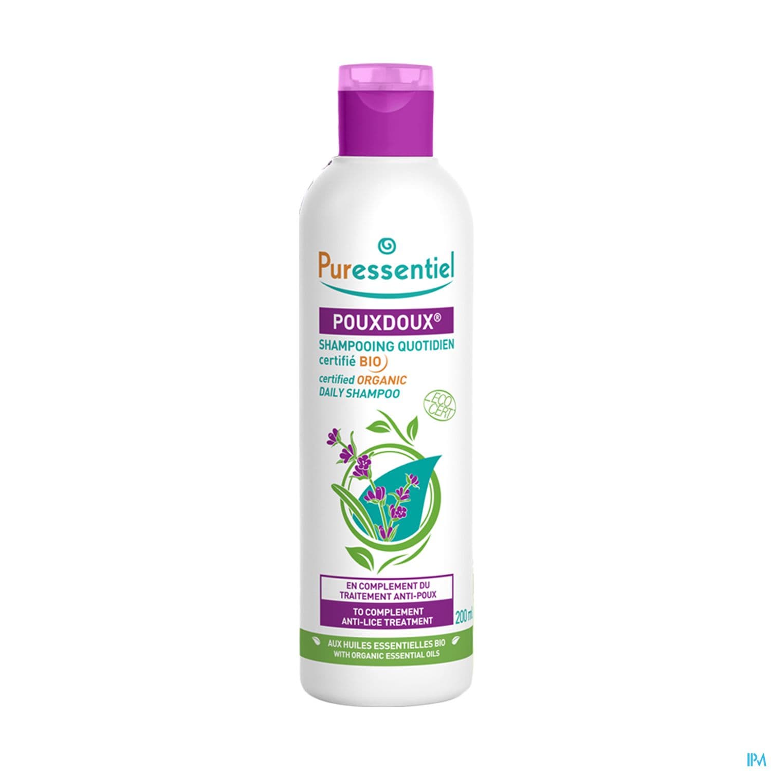 PURESSENTIEL POUDOUXBIO SH200ML — Pharmacie Parc Lann