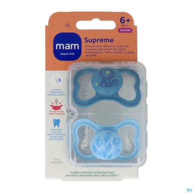 SUCET MAM SUPREME SIL 6M+ X2