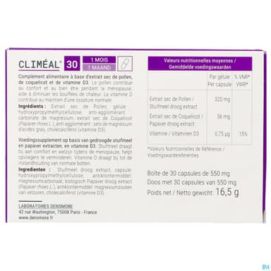 Densmore Climeal Gelule 30