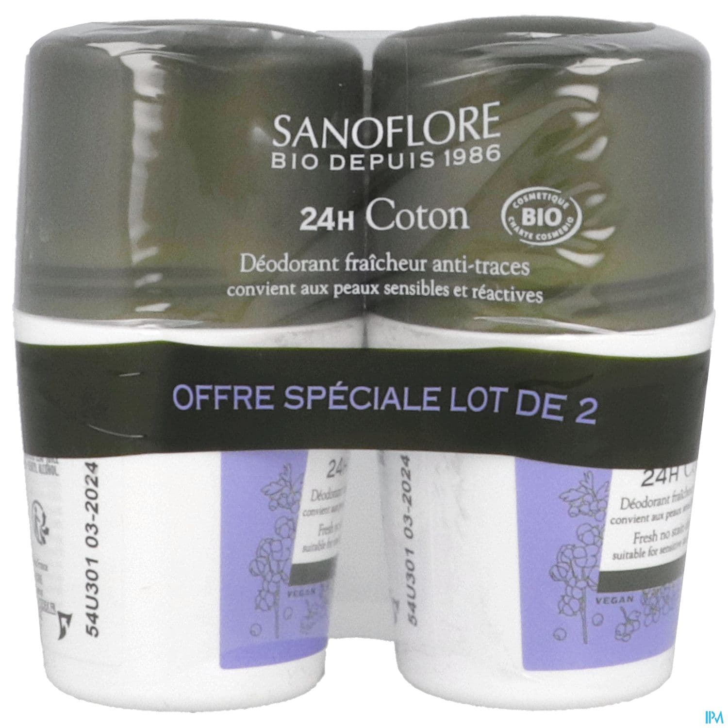 SANOFLORE DEOD PURETE LIN 50ML X2