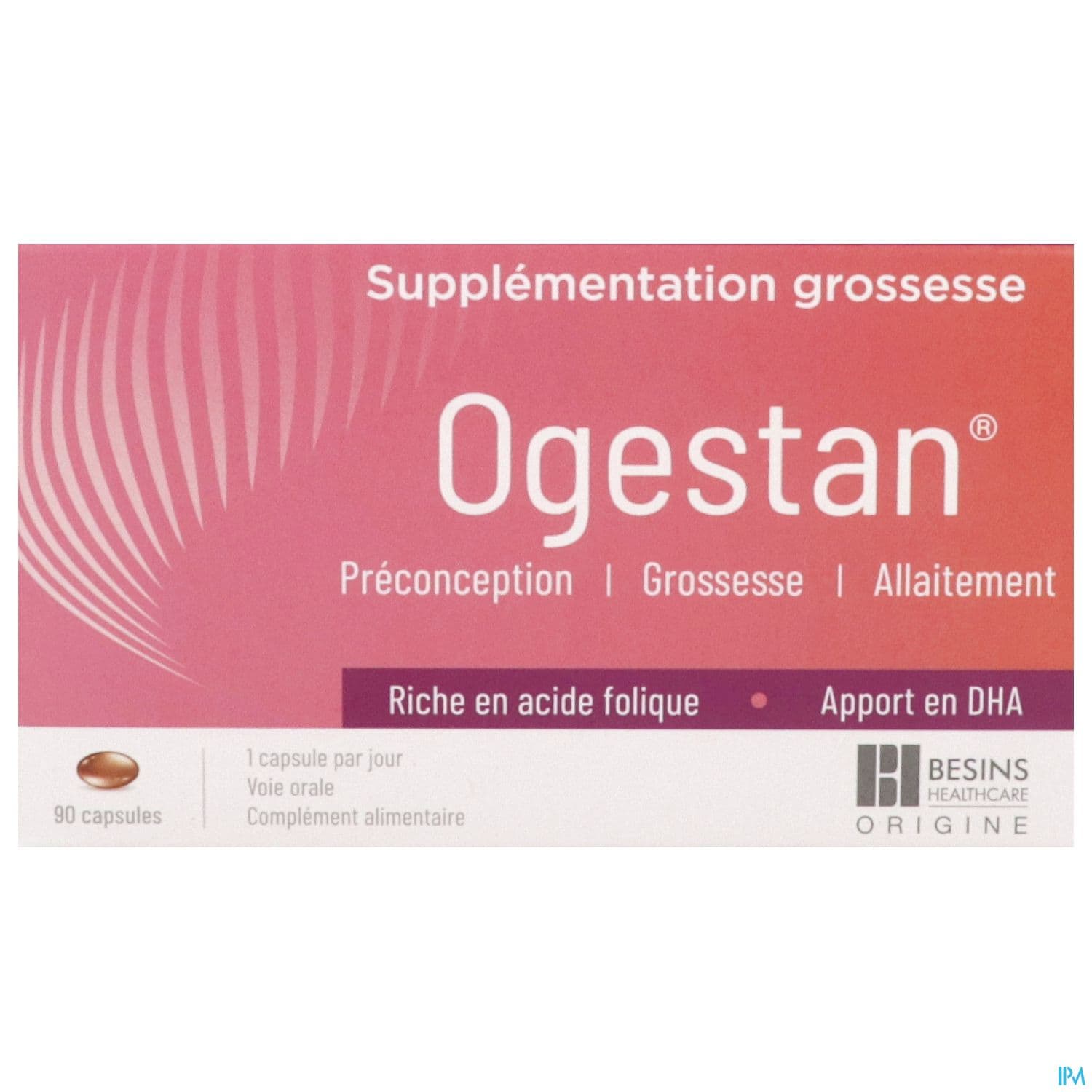 OGESTAN SUPPLEM GROSSESSE CAPS 90
